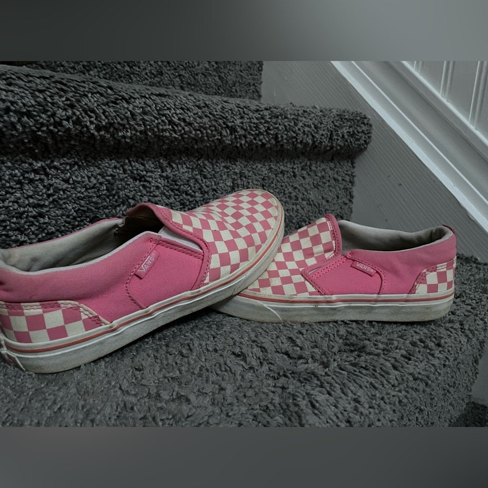 Slip on Vans Girls Asher Pink - Size 6